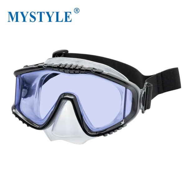 New Design Breathing System Freediving Spearfishing Half Face Snorkel Mask Diving Mask - Image 6