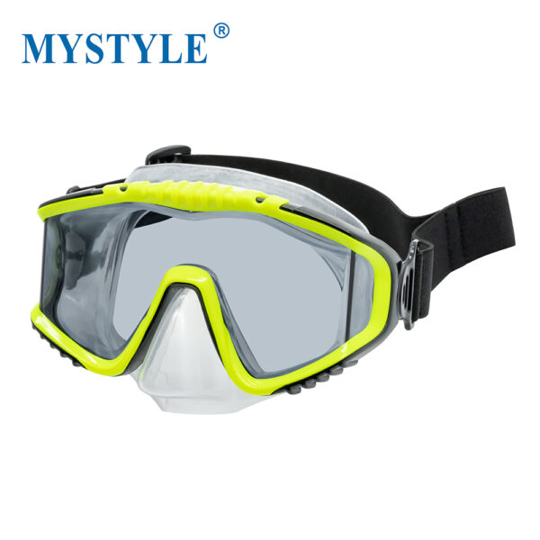 New Design Breathing System Freediving Spearfishing Half Face Snorkel Mask Diving Mask - Image 4