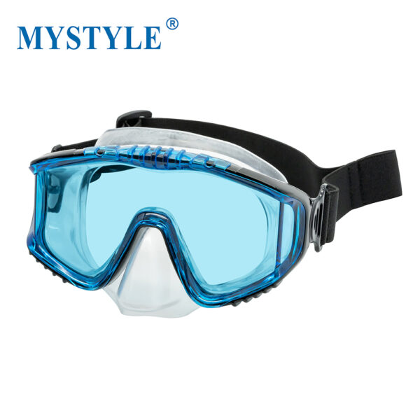 New Design Breathing System Freediving Spearfishing Half Face Snorkel Mask Diving Mask