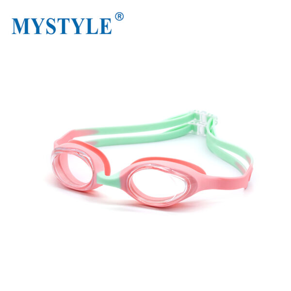 Double buckle strap Kids Swim Goggles, Anti-Fog Leak Proof Kids Swimming Goggles,Anti-UV Clear Vision      Glasses for Children Age 3-12 - Image 4