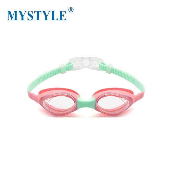 Back button Kids Swim Goggles, Anti-Fog Kids Swimming Goggles,Anti-UV Clear Vision  Glasses for Children - Image 4
