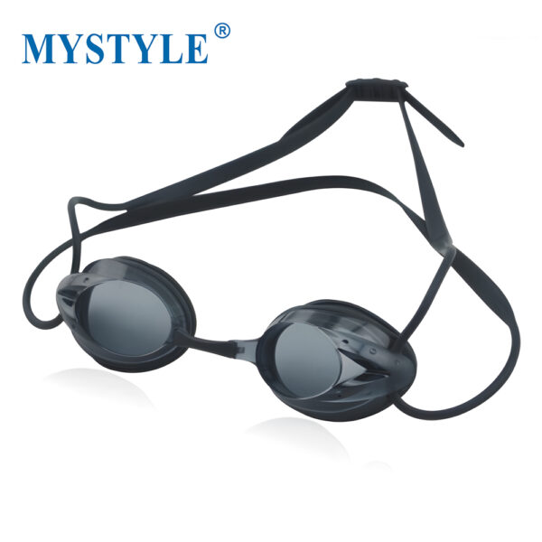 Silicone racing competition training swimming tinted goggles - Image 2