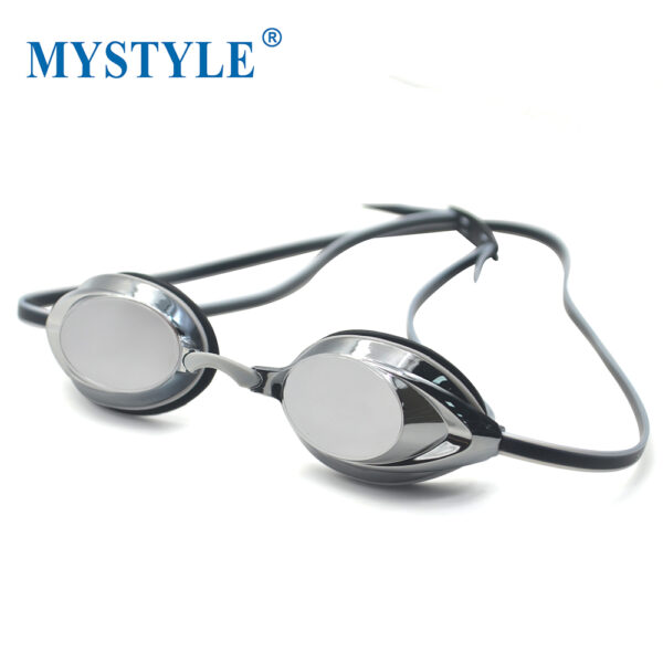 Silicone racing competition training swimming goggles - Image 2