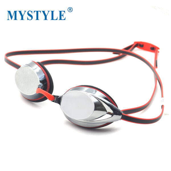 Silicone racing competition training swimming goggles - Image 5