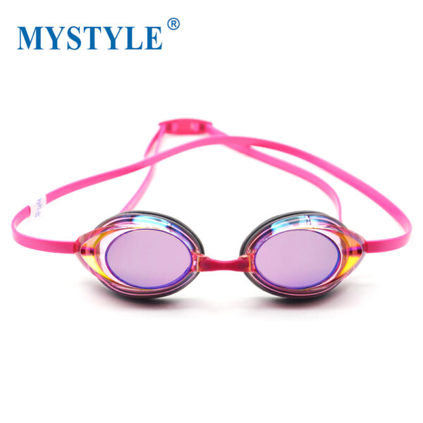 Silicone racing competition training swimming goggles - Image 7