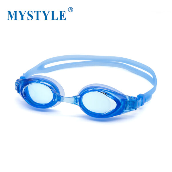 Tinted silicone racing competition training swimming goggles